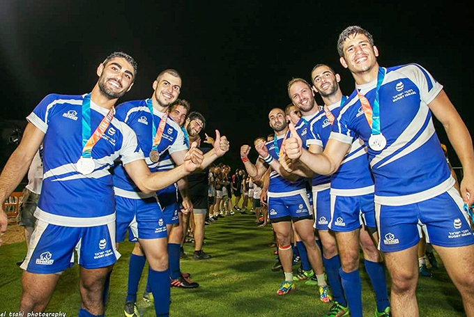 שחקני הרוגבי של יזרעאל/גלבוע מככבים במשחקי המכבייה